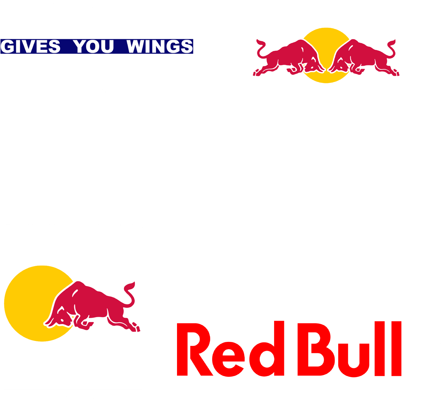 Redbull Kleur Helm Sticker Set