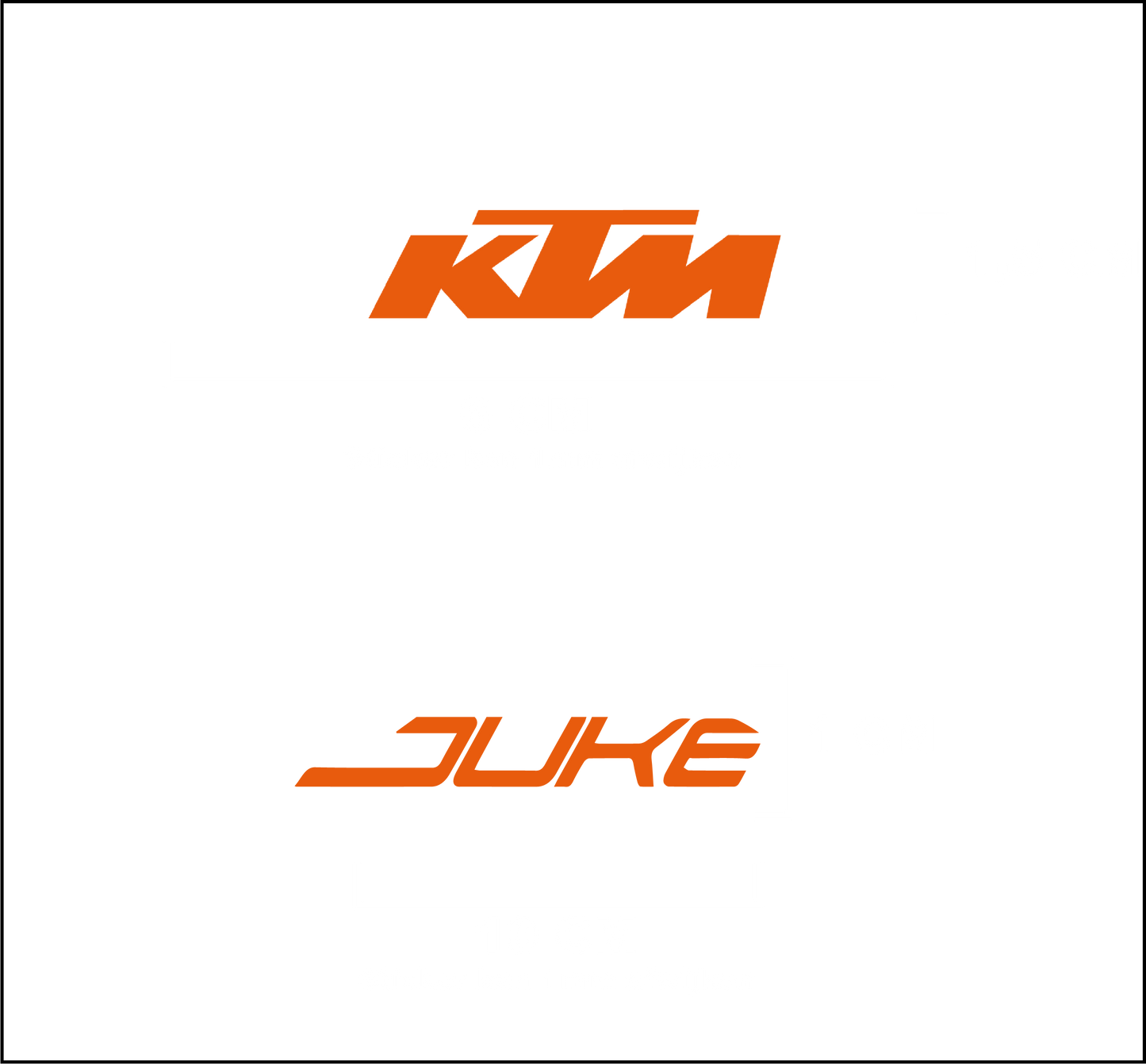 KTM Duke Sticker Set