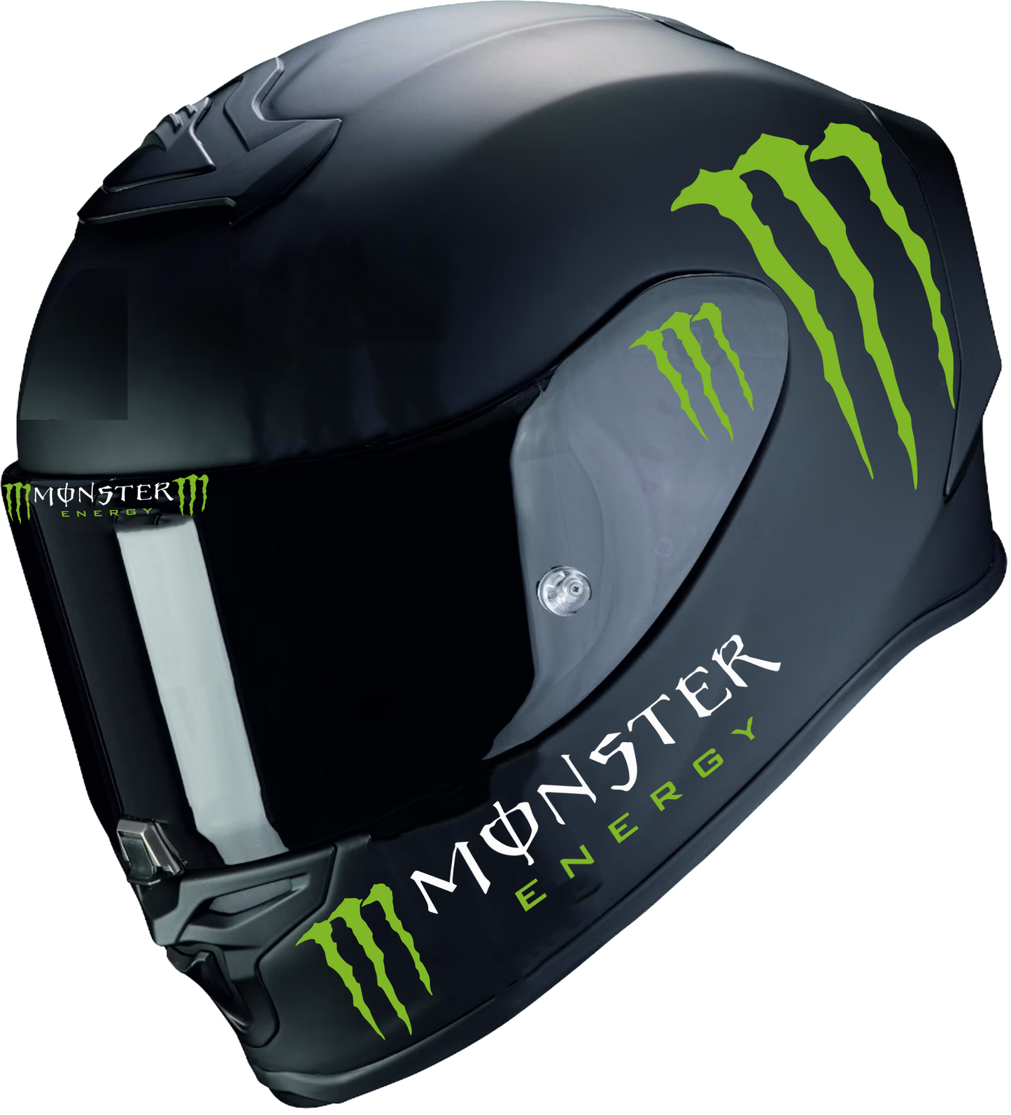 Monster Sticker Helm Set