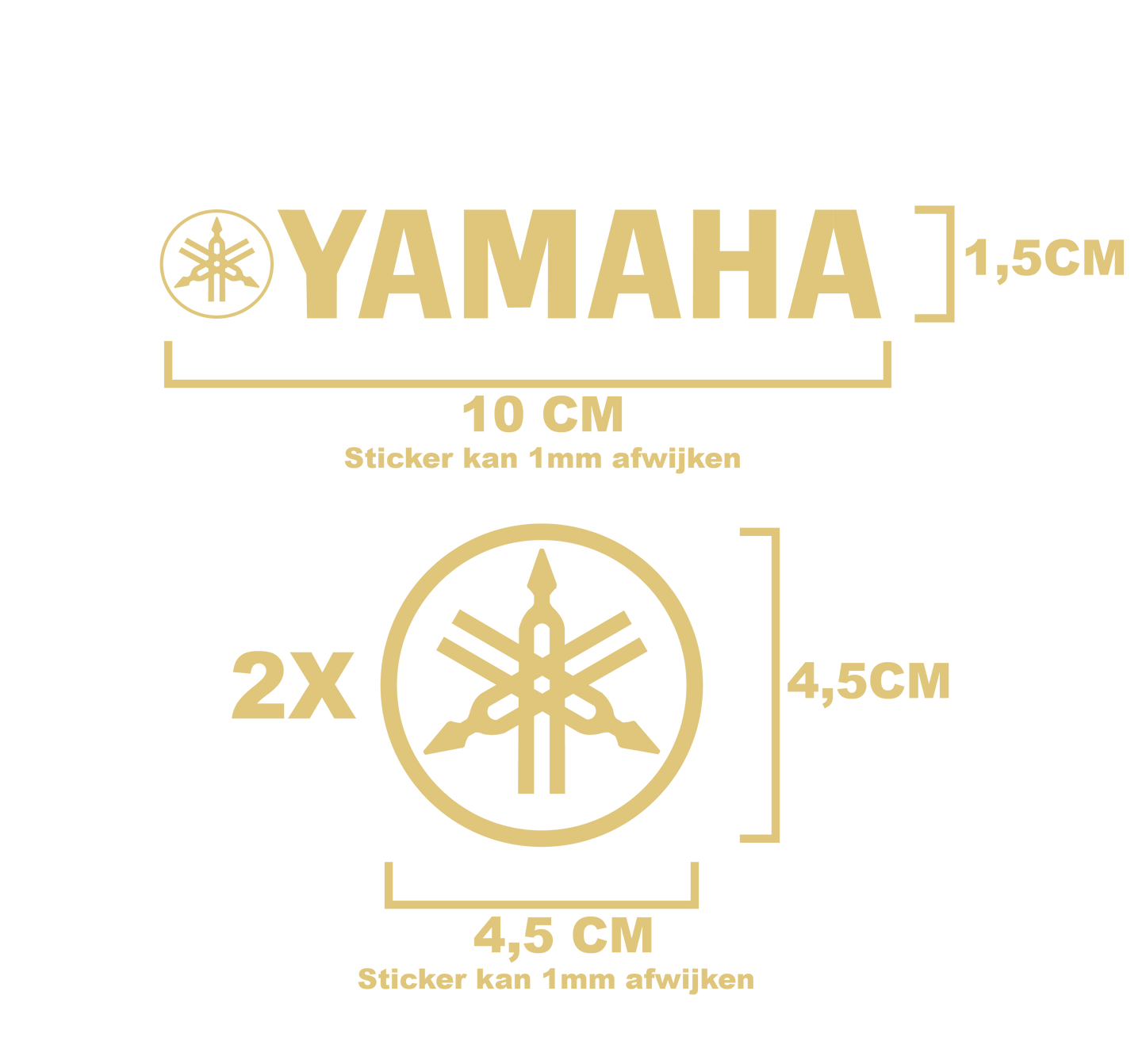 Yamaha Sticker Set