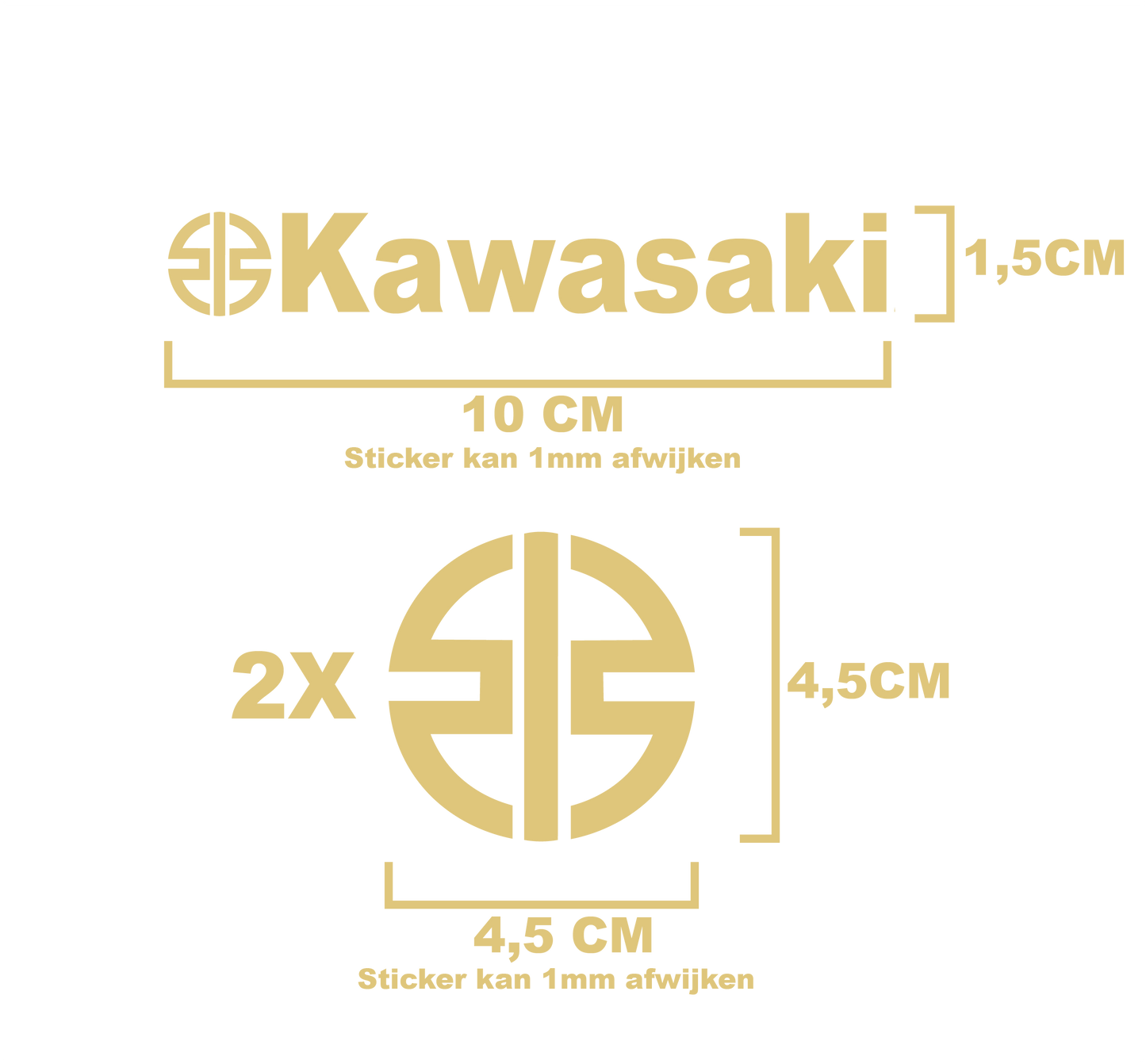 Kawasaki Sticker Set