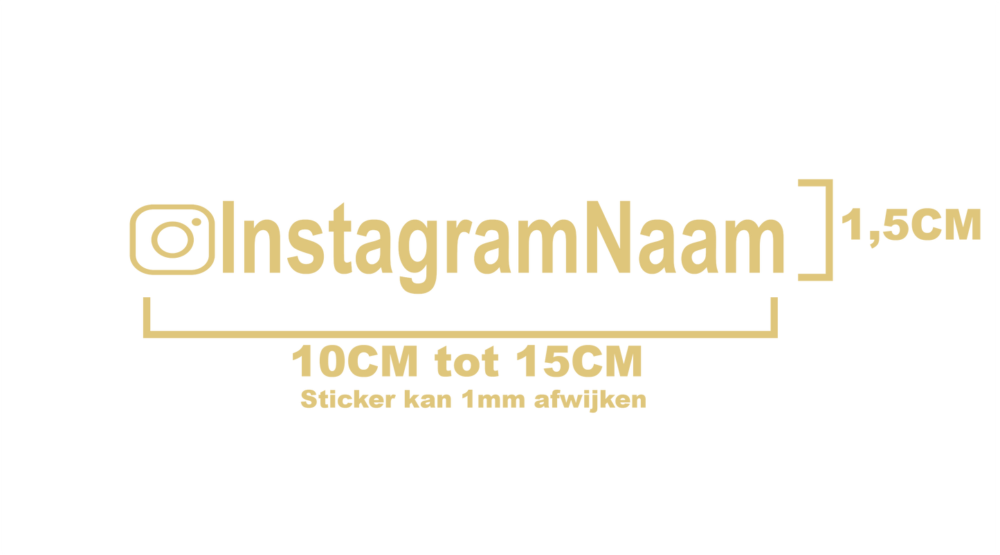 Instagram Naam Sticker