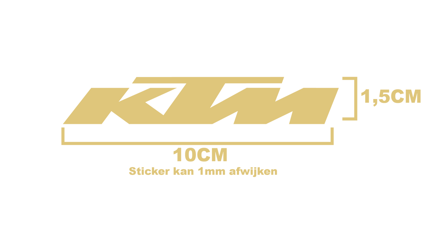 KTM Sticker